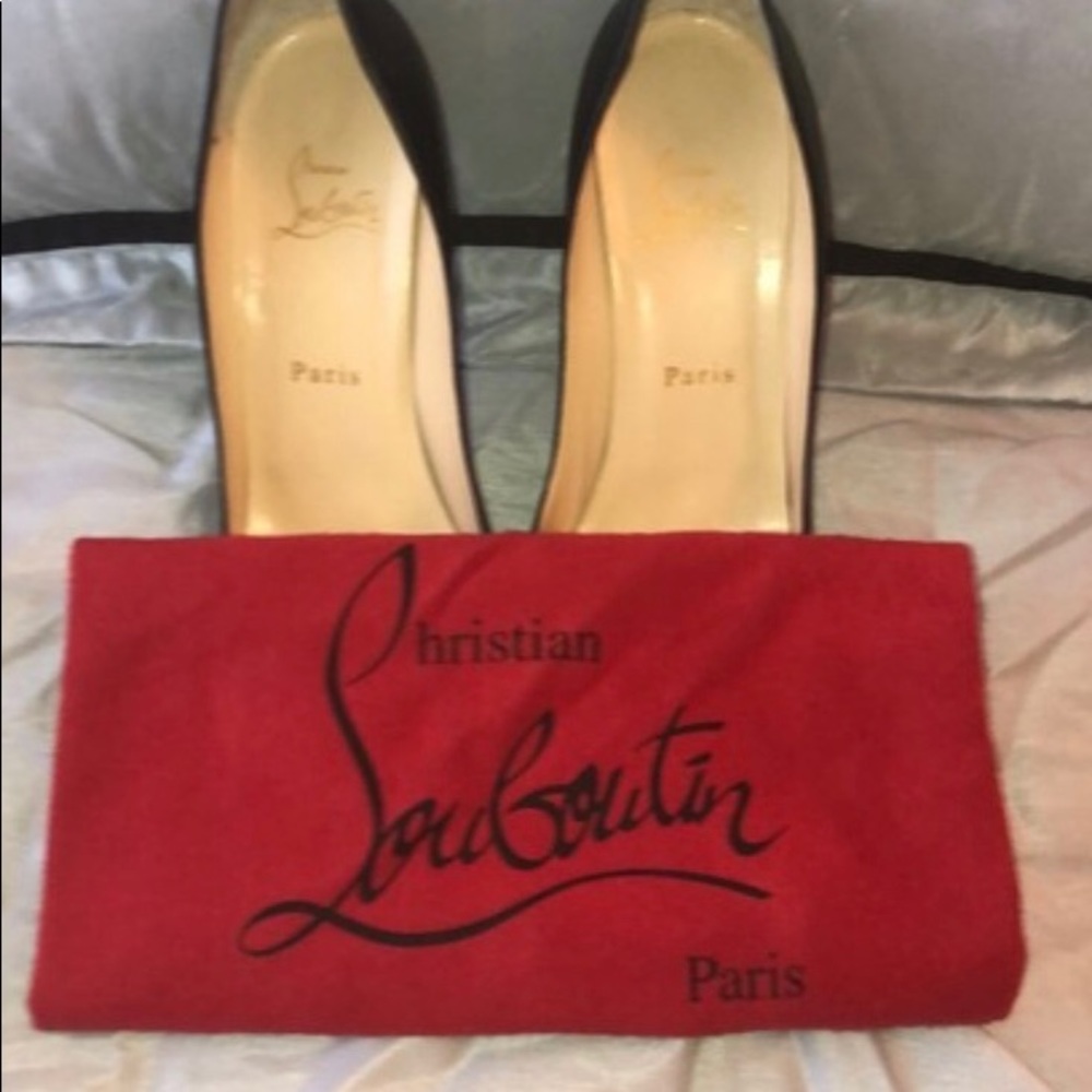 Black Christian Louboutin apostrophe 38.5 - Picture 4 of 11